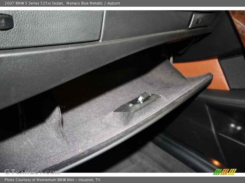 Monaco Blue Metallic / Auburn 2007 BMW 5 Series 525xi Sedan