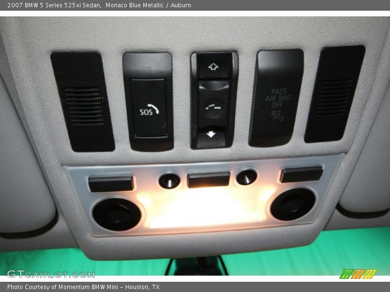 Monaco Blue Metallic / Auburn 2007 BMW 5 Series 525xi Sedan