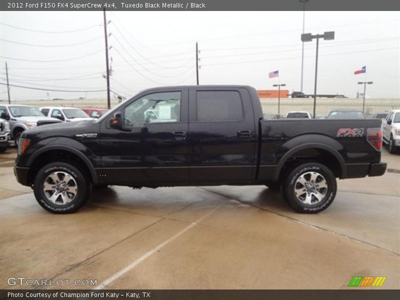 Tuxedo Black Metallic / Black 2012 Ford F150 FX4 SuperCrew 4x4
