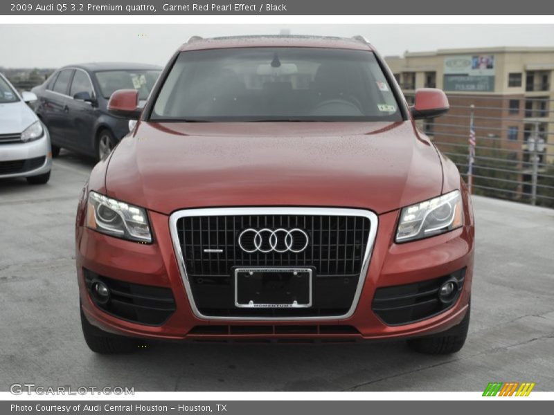 Garnet Red Pearl Effect / Black 2009 Audi Q5 3.2 Premium quattro