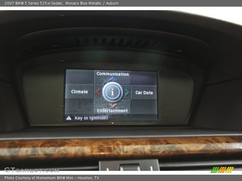 Monaco Blue Metallic / Auburn 2007 BMW 5 Series 525xi Sedan