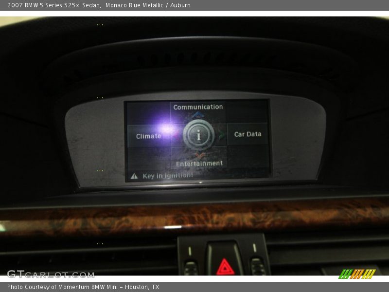 Monaco Blue Metallic / Auburn 2007 BMW 5 Series 525xi Sedan