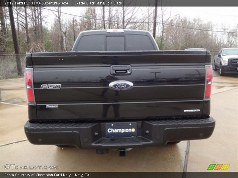 Tuxedo Black Metallic / Black 2012 Ford F150 FX4 SuperCrew 4x4