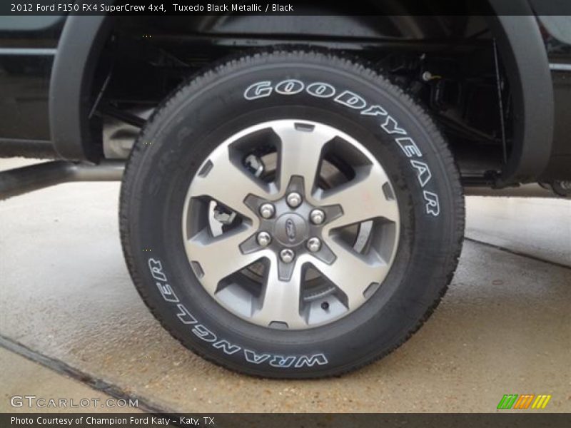 Tuxedo Black Metallic / Black 2012 Ford F150 FX4 SuperCrew 4x4