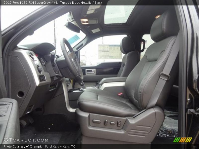 Tuxedo Black Metallic / Black 2012 Ford F150 FX4 SuperCrew 4x4