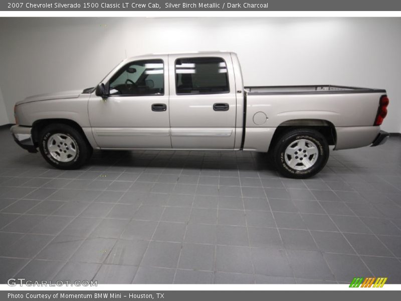 Silver Birch Metallic / Dark Charcoal 2007 Chevrolet Silverado 1500 Classic LT Crew Cab