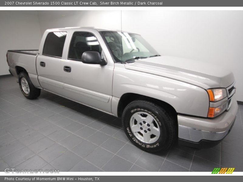 Silver Birch Metallic / Dark Charcoal 2007 Chevrolet Silverado 1500 Classic LT Crew Cab