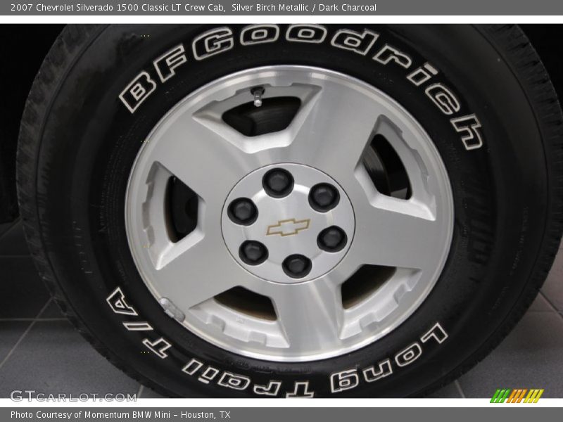 Silver Birch Metallic / Dark Charcoal 2007 Chevrolet Silverado 1500 Classic LT Crew Cab