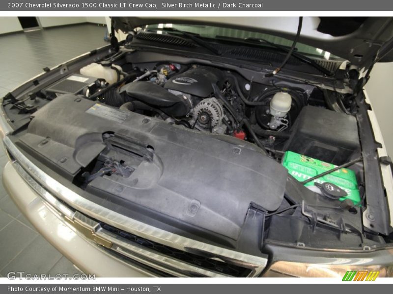 Silver Birch Metallic / Dark Charcoal 2007 Chevrolet Silverado 1500 Classic LT Crew Cab