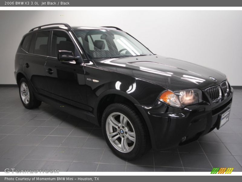 Jet Black / Black 2006 BMW X3 3.0i