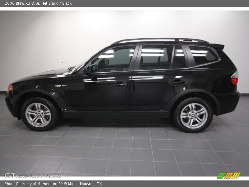 Jet Black / Black 2006 BMW X3 3.0i