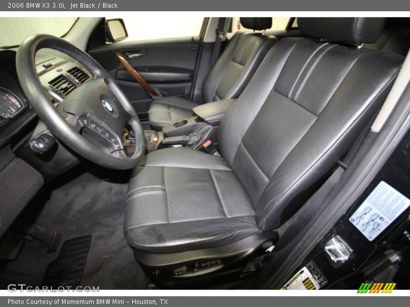 Jet Black / Black 2006 BMW X3 3.0i