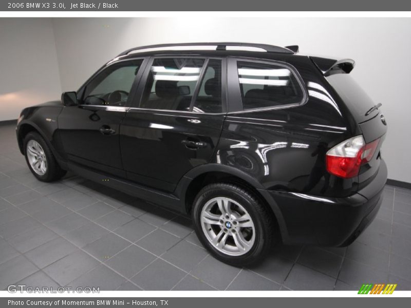 Jet Black / Black 2006 BMW X3 3.0i