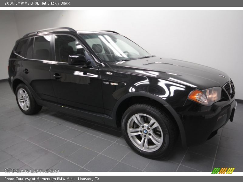 Jet Black / Black 2006 BMW X3 3.0i