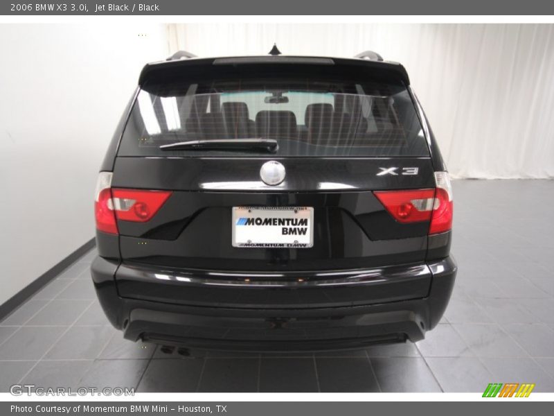 Jet Black / Black 2006 BMW X3 3.0i