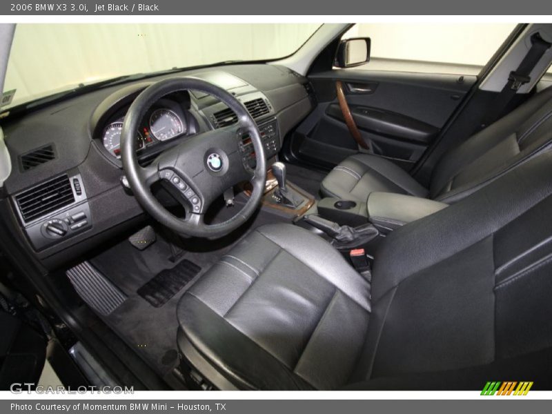 Jet Black / Black 2006 BMW X3 3.0i