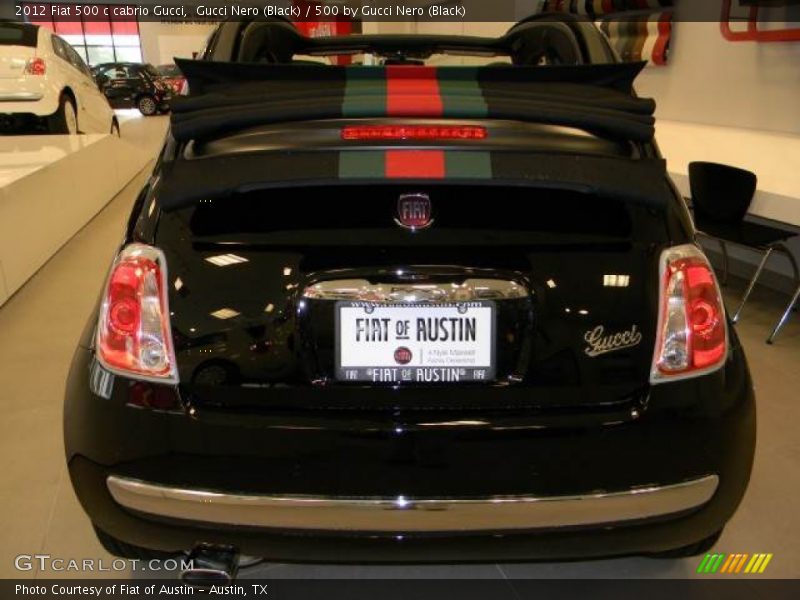 Gucci Nero (Black) / 500 by Gucci Nero (Black) 2012 Fiat 500 c cabrio Gucci