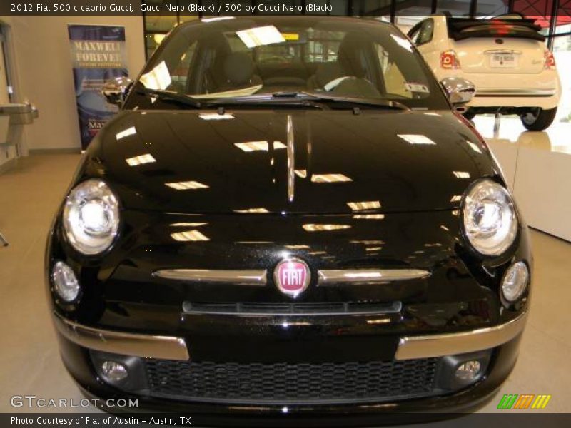 Gucci Nero (Black) / 500 by Gucci Nero (Black) 2012 Fiat 500 c cabrio Gucci