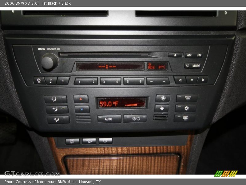 Jet Black / Black 2006 BMW X3 3.0i