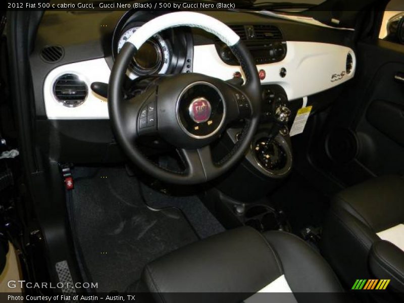 Gucci Nero (Black) / 500 by Gucci Nero (Black) 2012 Fiat 500 c cabrio Gucci