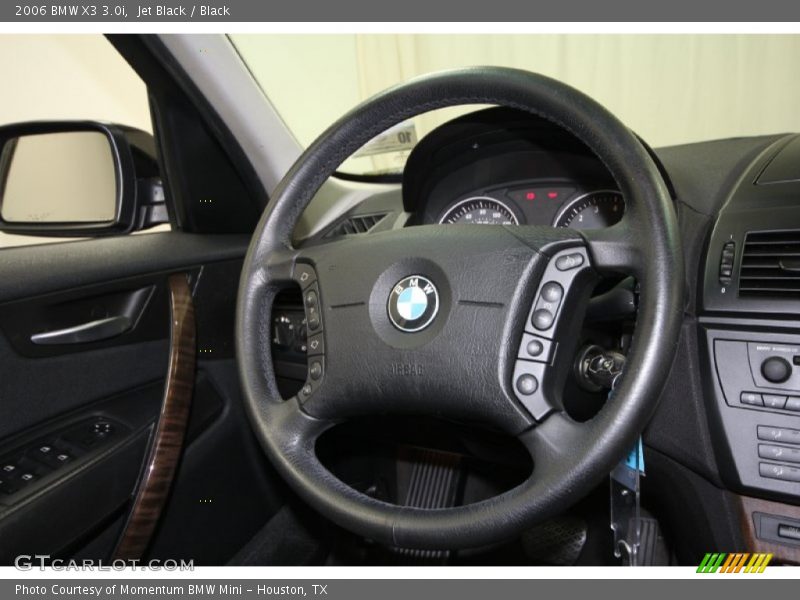 Jet Black / Black 2006 BMW X3 3.0i