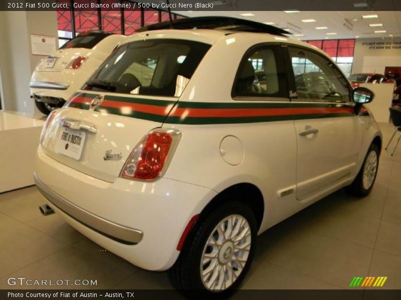 Gucci Bianco (White) / 500 by Gucci Nero (Black) 2012 Fiat 500 Gucci