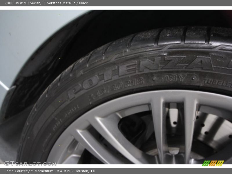 Silverstone Metallic / Black 2008 BMW M3 Sedan