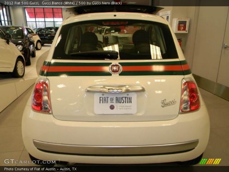 Gucci Bianco (White) / 500 by Gucci Nero (Black) 2012 Fiat 500 Gucci