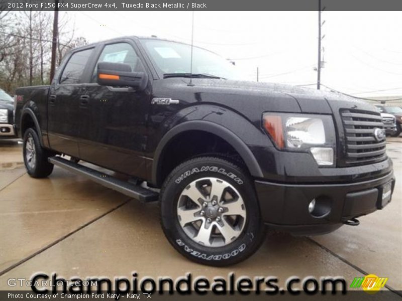 Tuxedo Black Metallic / Black 2012 Ford F150 FX4 SuperCrew 4x4