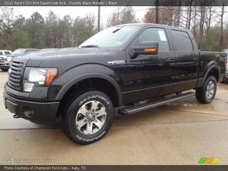 Tuxedo Black Metallic / Black 2012 Ford F150 FX4 SuperCrew 4x4