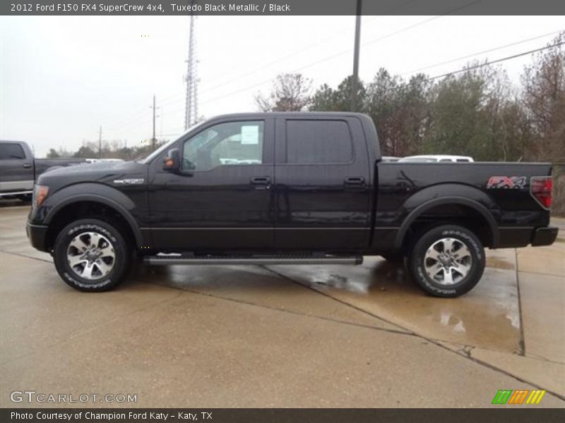 Tuxedo Black Metallic / Black 2012 Ford F150 FX4 SuperCrew 4x4