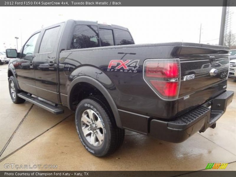 Tuxedo Black Metallic / Black 2012 Ford F150 FX4 SuperCrew 4x4