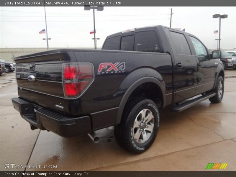 Tuxedo Black Metallic / Black 2012 Ford F150 FX4 SuperCrew 4x4