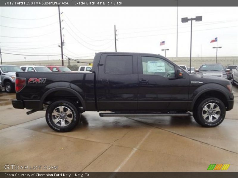 Tuxedo Black Metallic / Black 2012 Ford F150 FX4 SuperCrew 4x4