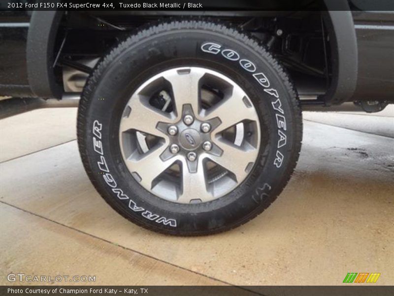 Tuxedo Black Metallic / Black 2012 Ford F150 FX4 SuperCrew 4x4