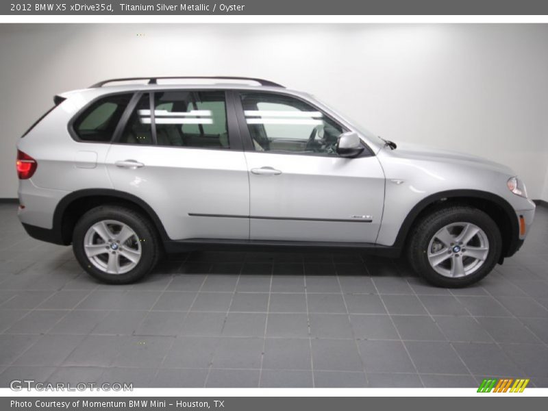 Titanium Silver Metallic / Oyster 2012 BMW X5 xDrive35d