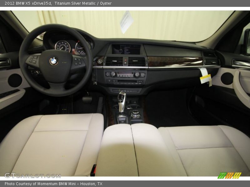 Titanium Silver Metallic / Oyster 2012 BMW X5 xDrive35d