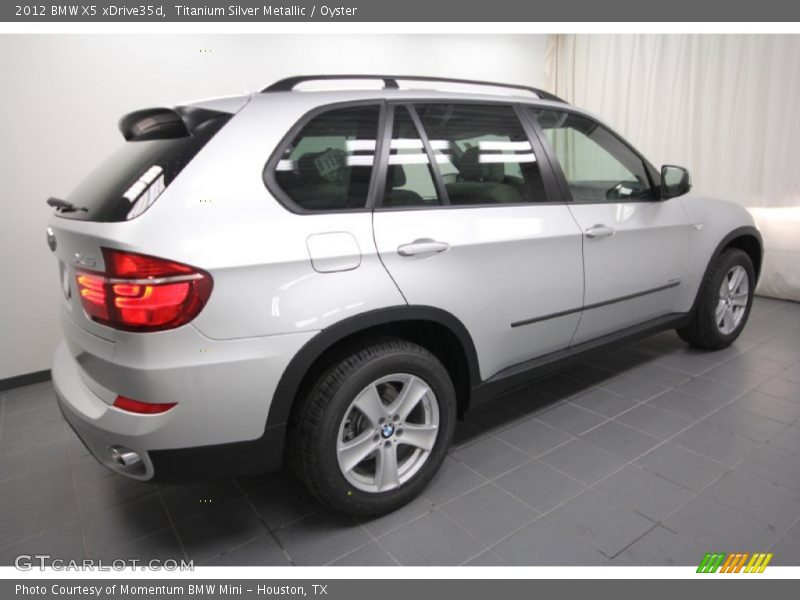 Titanium Silver Metallic / Oyster 2012 BMW X5 xDrive35d
