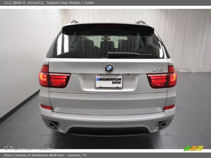 Titanium Silver Metallic / Oyster 2012 BMW X5 xDrive35d