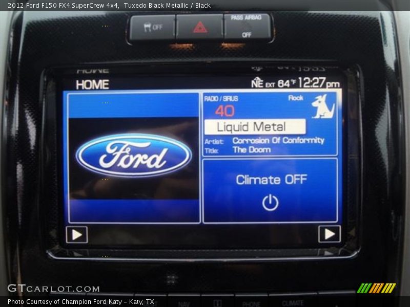 Tuxedo Black Metallic / Black 2012 Ford F150 FX4 SuperCrew 4x4