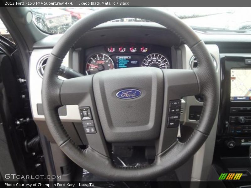 Tuxedo Black Metallic / Black 2012 Ford F150 FX4 SuperCrew 4x4