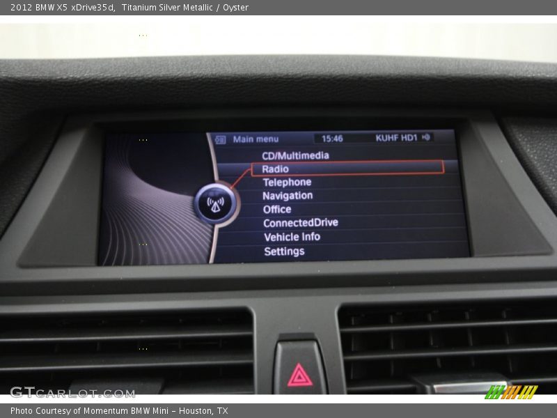 Titanium Silver Metallic / Oyster 2012 BMW X5 xDrive35d