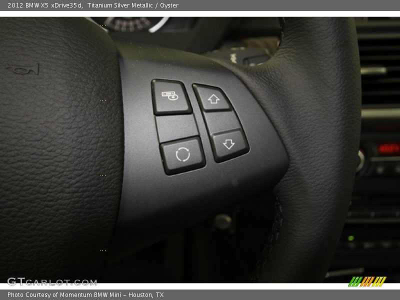 Titanium Silver Metallic / Oyster 2012 BMW X5 xDrive35d