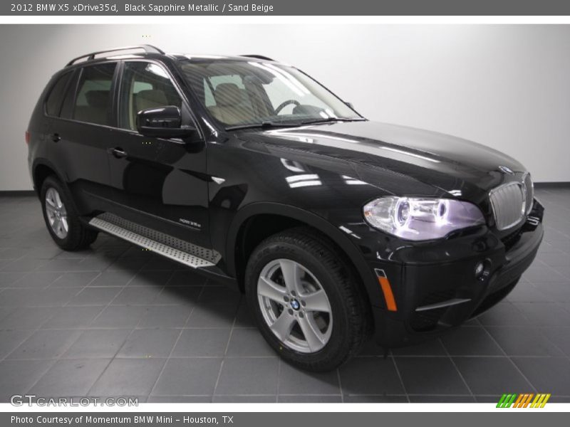 Black Sapphire Metallic / Sand Beige 2012 BMW X5 xDrive35d