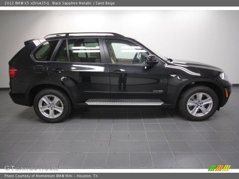 Black Sapphire Metallic / Sand Beige 2012 BMW X5 xDrive35d