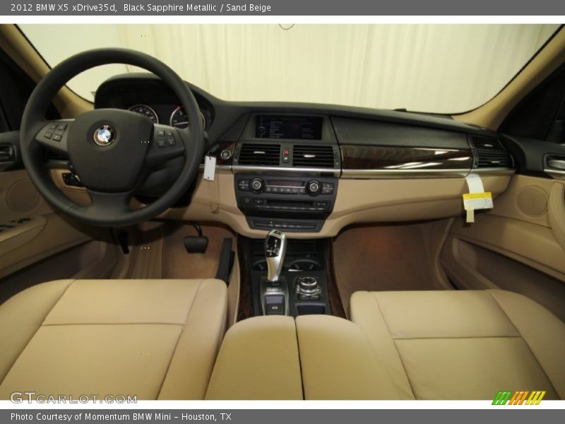 Black Sapphire Metallic / Sand Beige 2012 BMW X5 xDrive35d