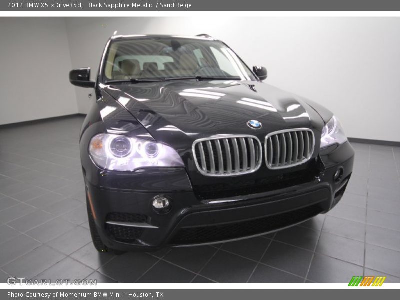 Black Sapphire Metallic / Sand Beige 2012 BMW X5 xDrive35d