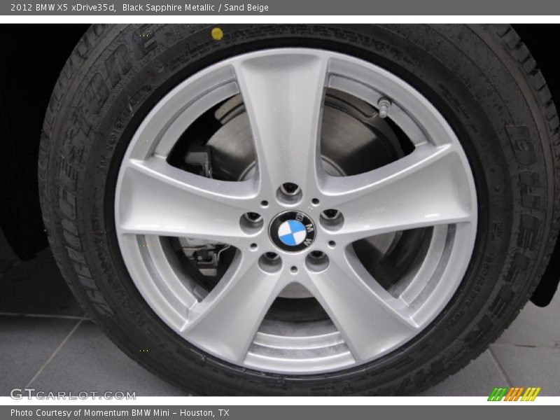 Black Sapphire Metallic / Sand Beige 2012 BMW X5 xDrive35d