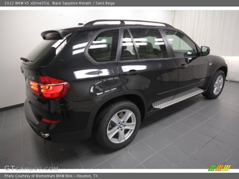 Black Sapphire Metallic / Sand Beige 2012 BMW X5 xDrive35d