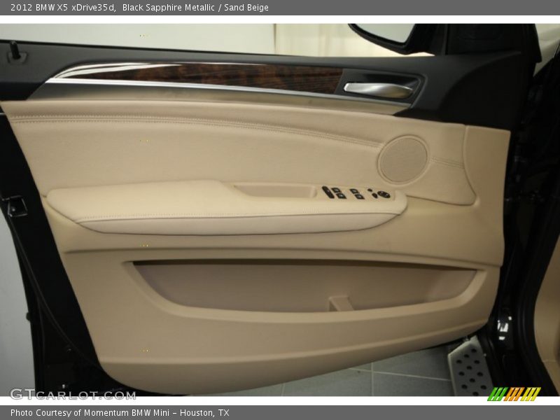 Black Sapphire Metallic / Sand Beige 2012 BMW X5 xDrive35d
